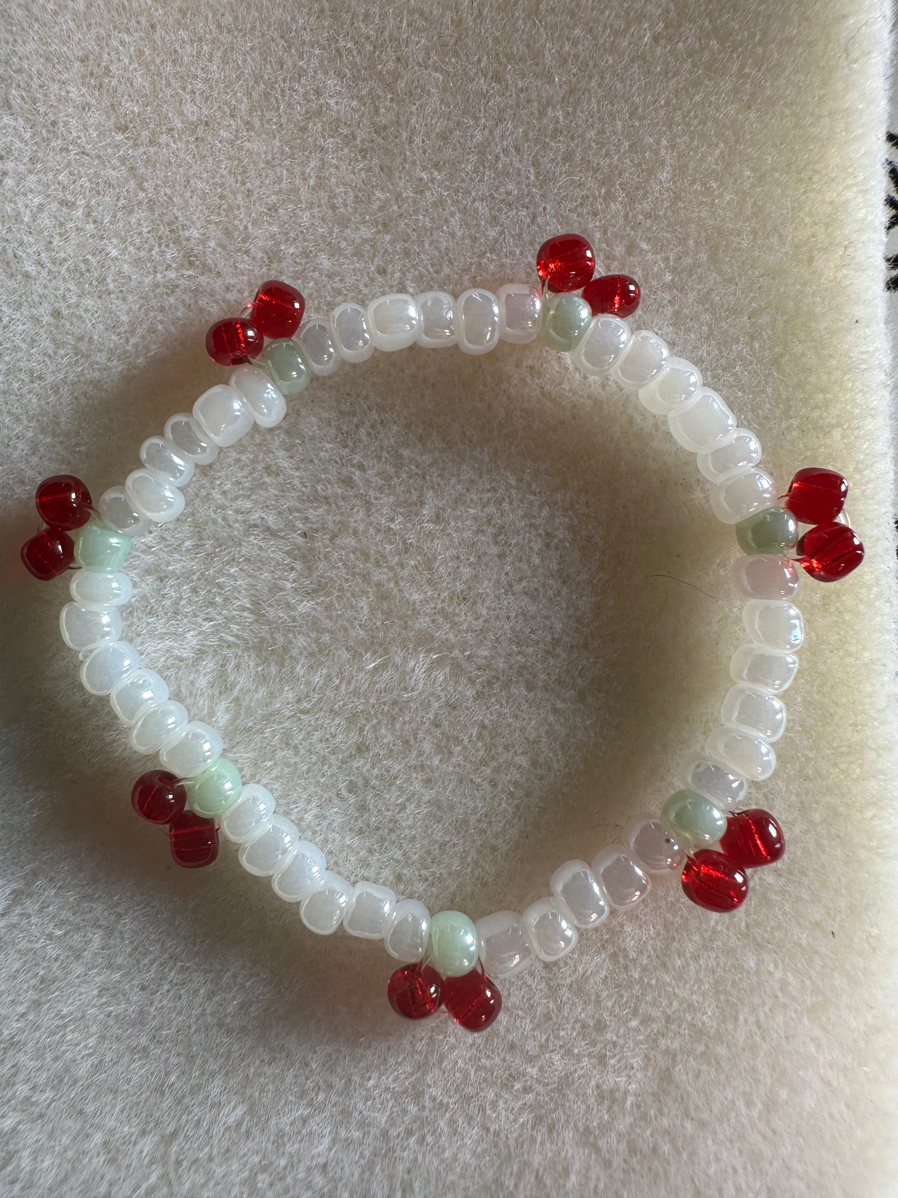 Cherry Stacking Bracelet - Pink, White, Blue, Red