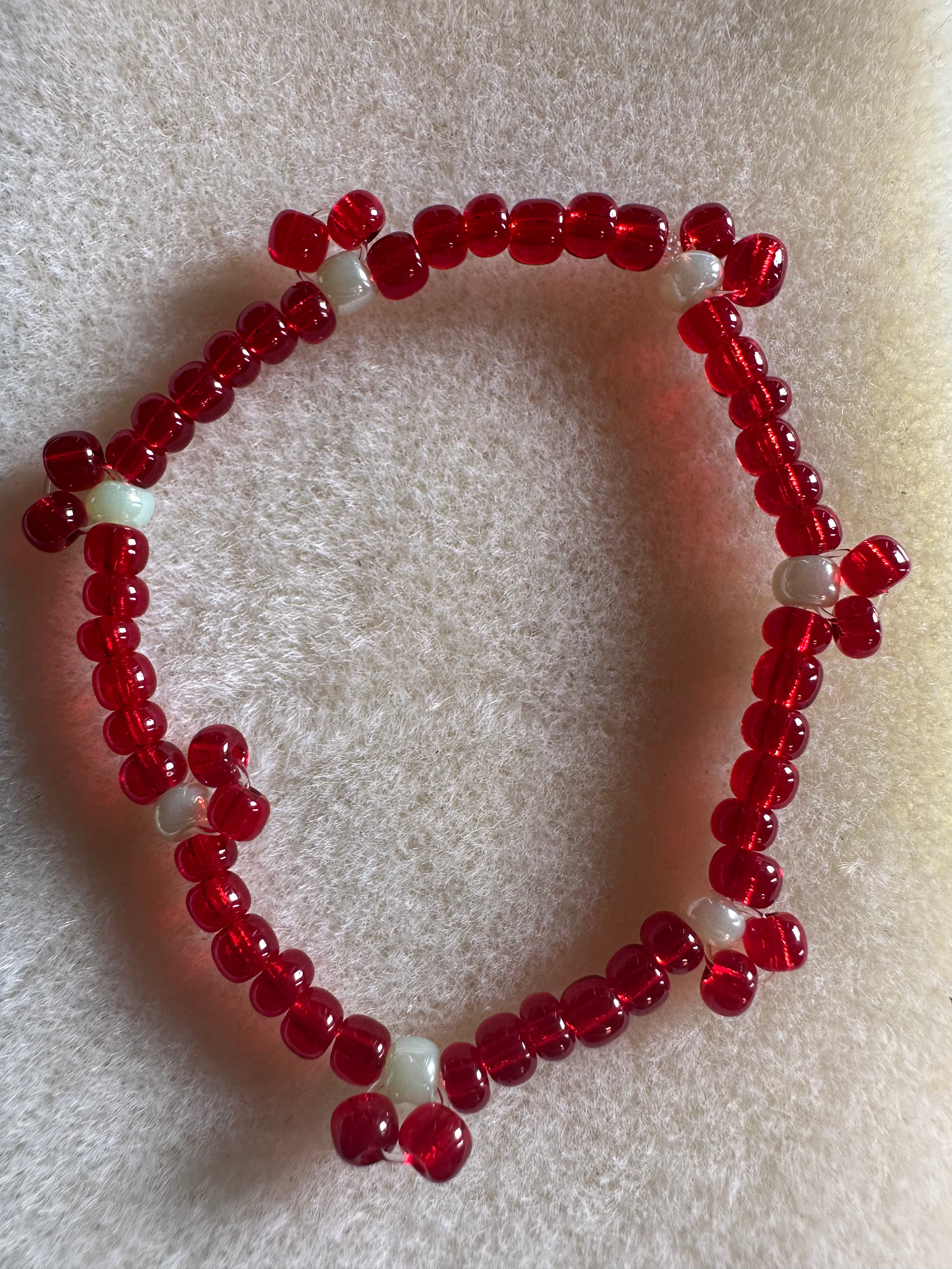 Cherry Stacking Bracelet - Pink, White, Blue, Red