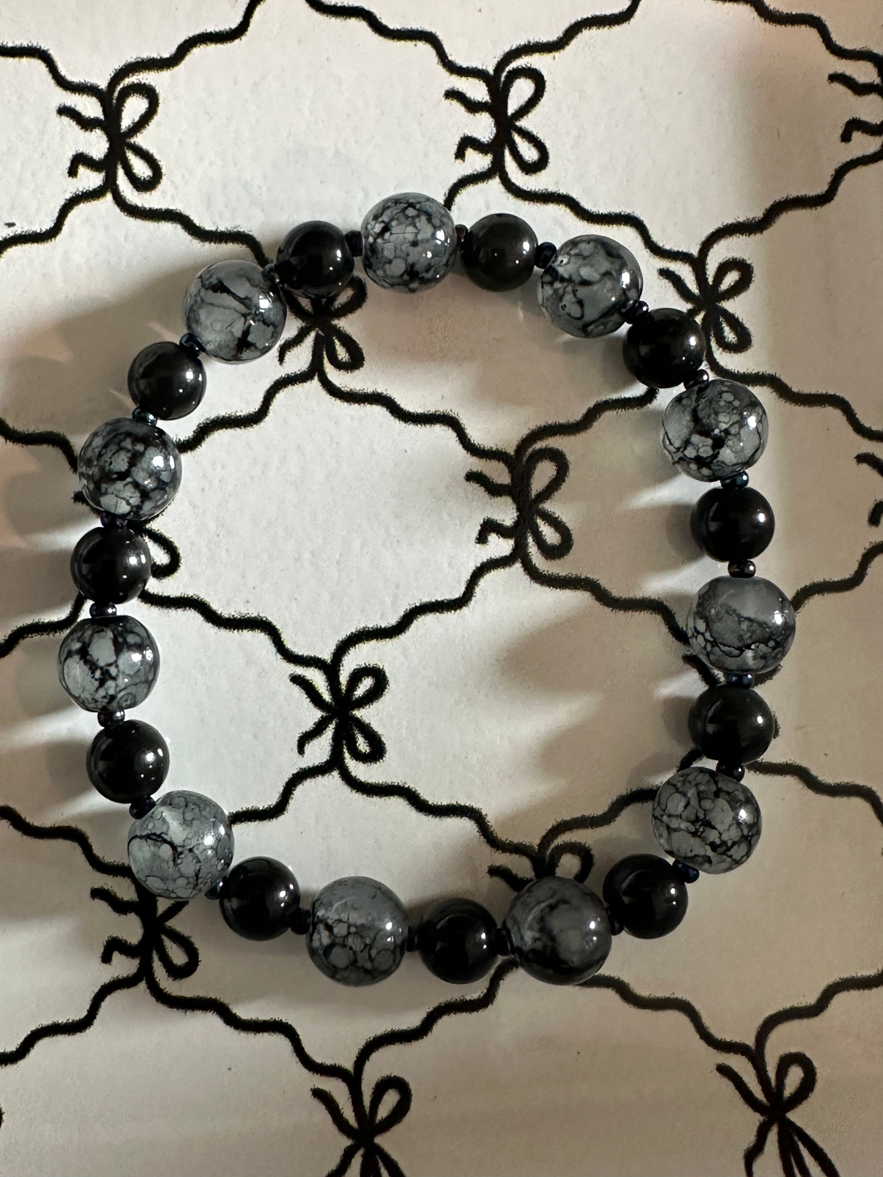 Gray Marble Stackable